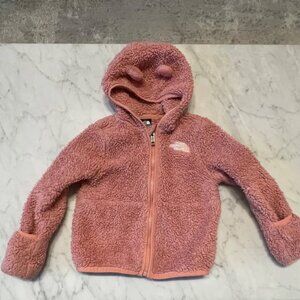 The North Face Toddler Fleece Grey & Pink (quantity 2, 18-24M)